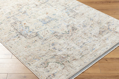 Rivaldo RVD-2308 7ft Round Machine Woven Area Rug