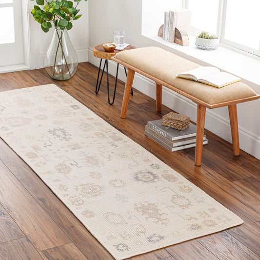 Revere RVE-2300 8ft Runner Handmade Recyled Runner Rug