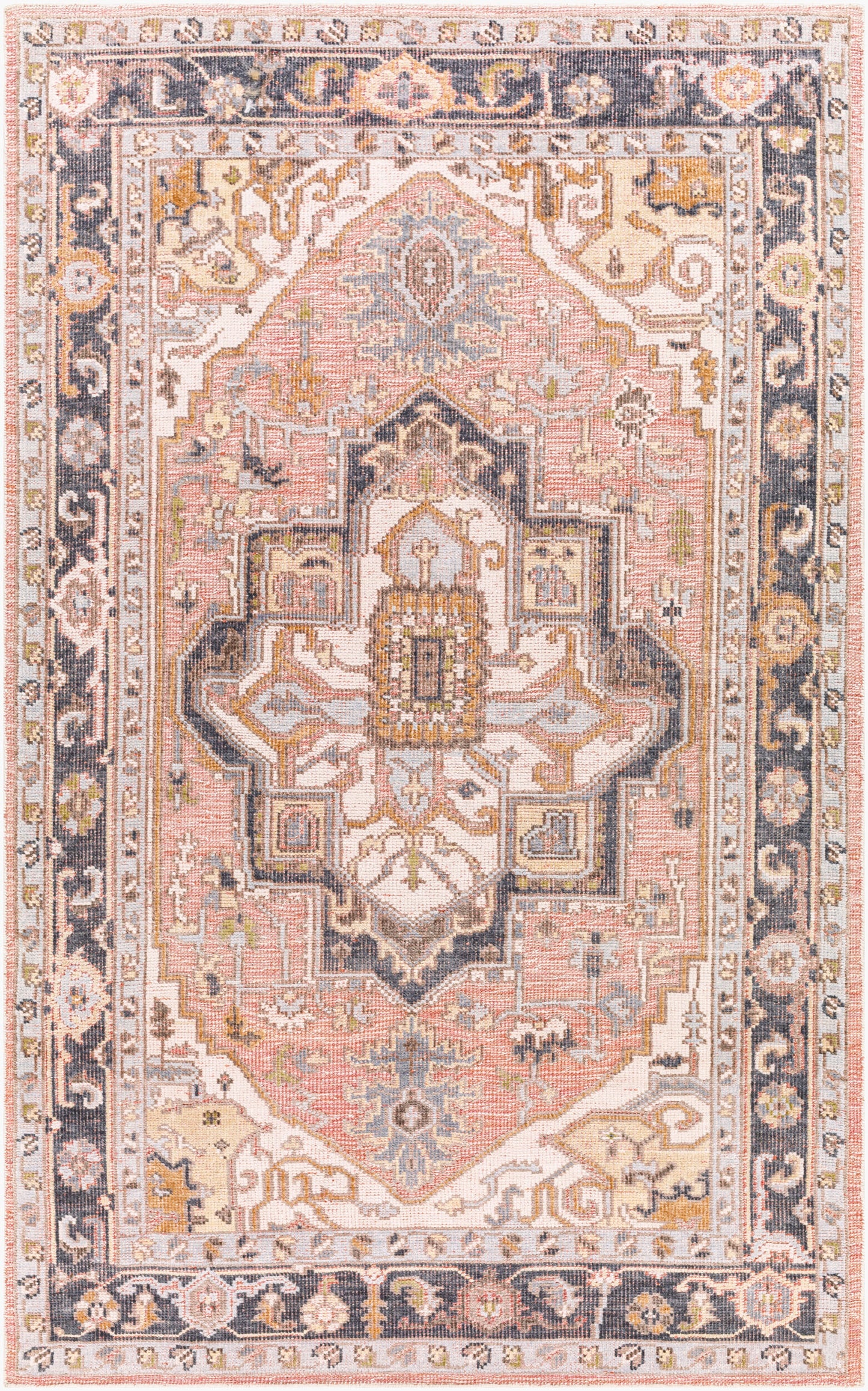 Revere RVE-2304 4' x 6' Handmade Recyled Area Rug