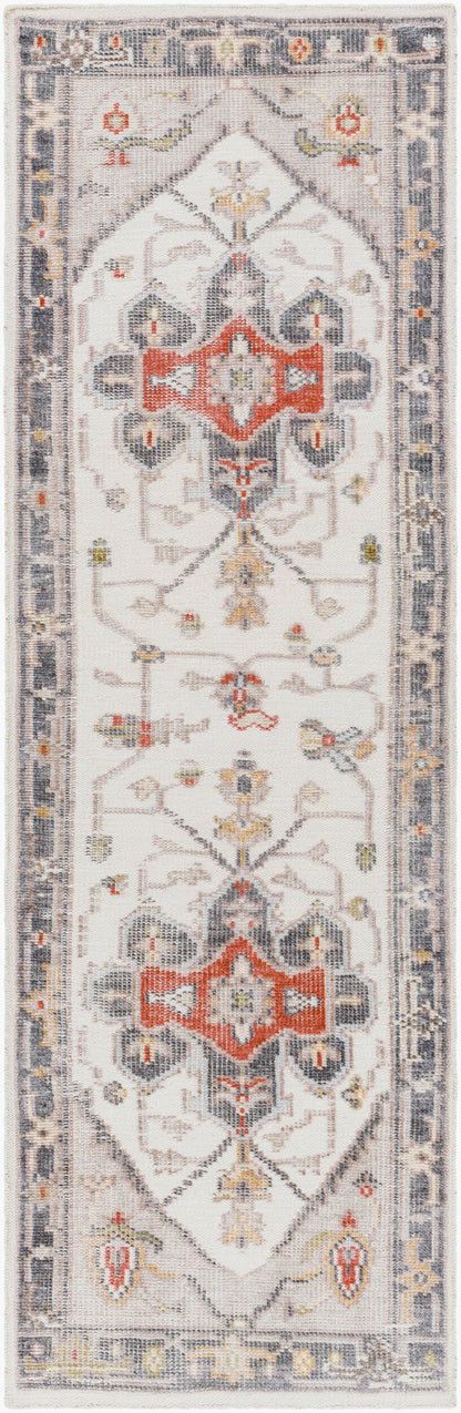 Revere RVE-2307 8ft Runner Handmade Recyled Runner Rug