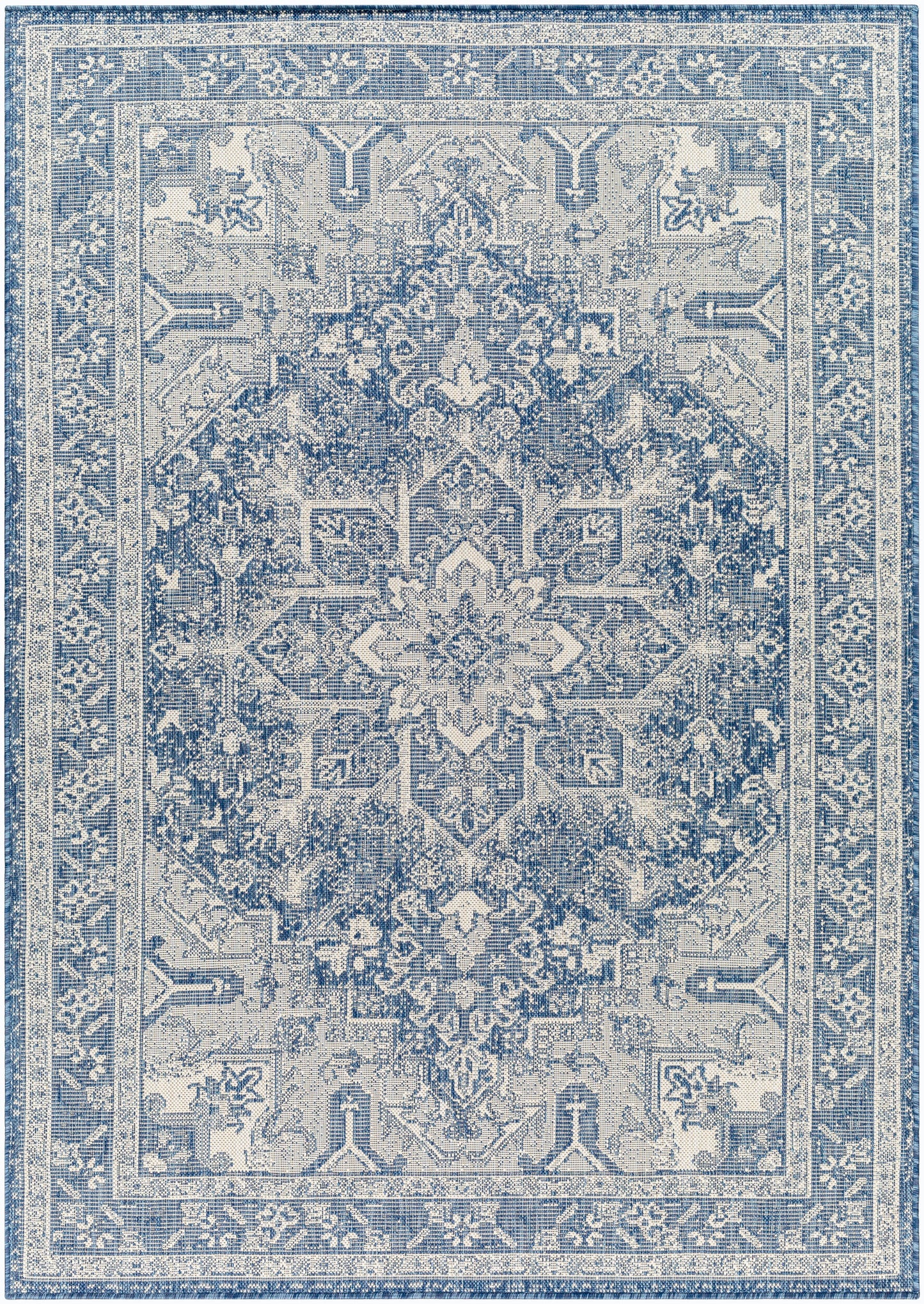 Alfombra Ravello RVL-2309 de 1,83 m x 2,74 m, tejida a máquina, para interior y exterior