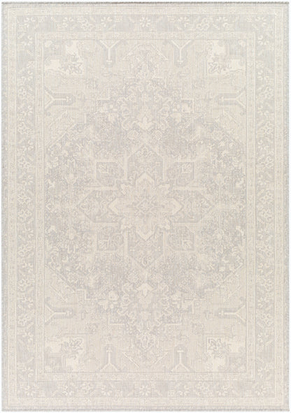 Alfombra Ravello RVL-2310 de 1,83 m x 2,74 m, tejida a máquina, para interior y exterior