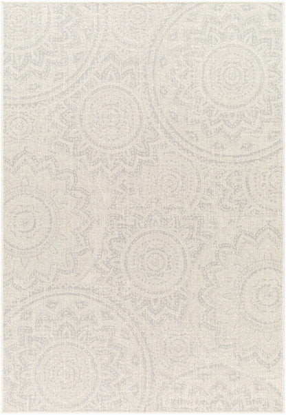 Alfombra Ravello RVL-2313 de 1,83 m x 2,74 m, tejida a máquina, para interior y exterior