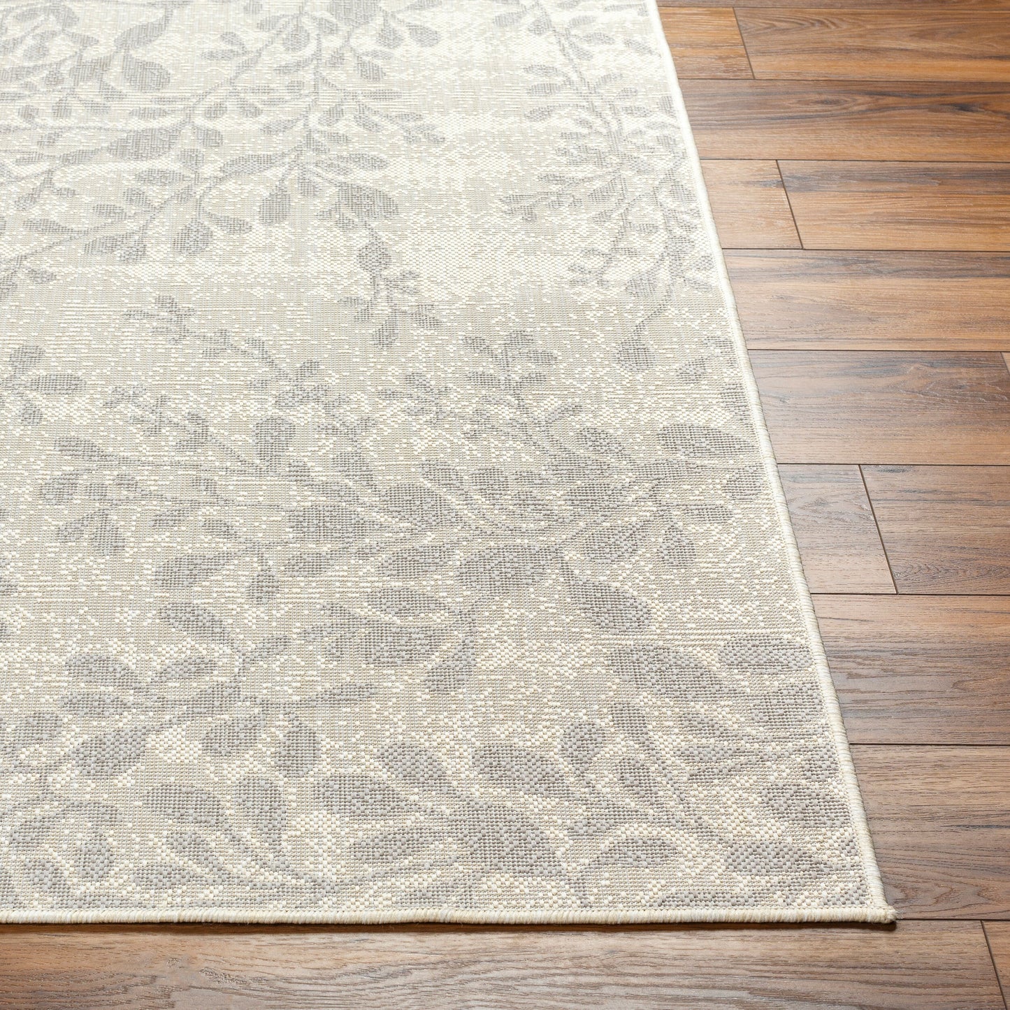 Alfombra Ravello RVL-2316 de 1,52 m x 2,13 m, tejida a máquina, para interior y exterior