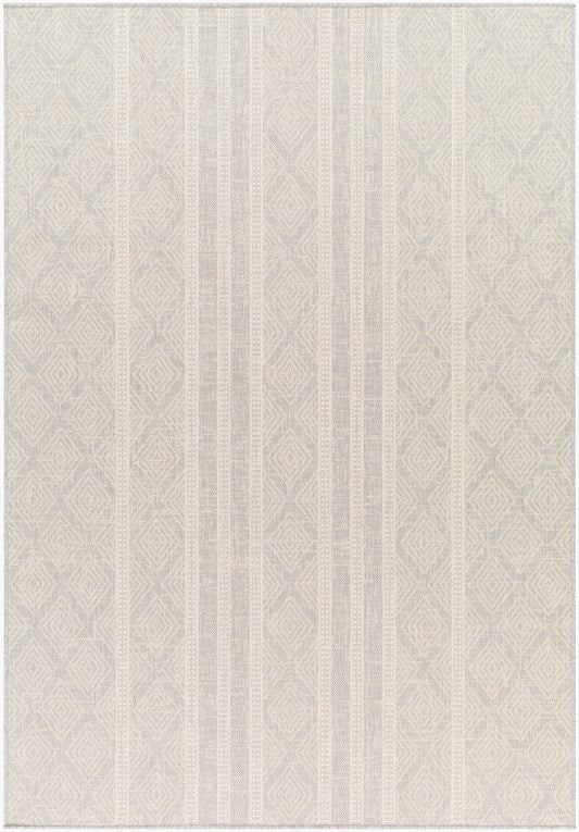Alfombra Ravello RVL-2322 de 1,83 m x 2,74 m, tejida a máquina, para interior y exterior