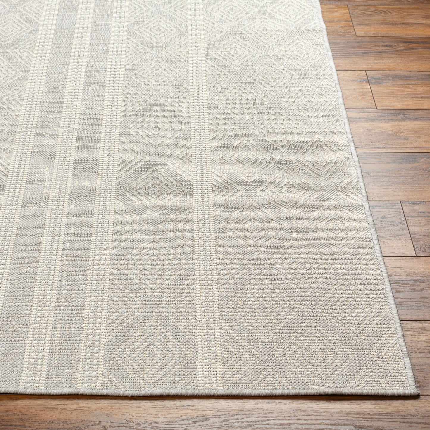 Alfombra Ravello RVL-2322 de 2,44 m x 3,05 m, tejida a máquina, para interior y exterior