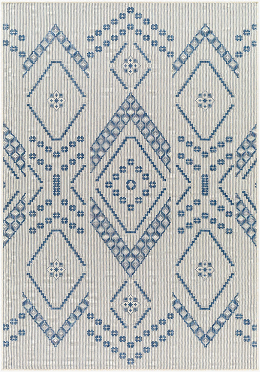 Alfombra Ravello RVL-2324 de 2,44 m x 3,05 m, tejida a máquina, para interior y exterior