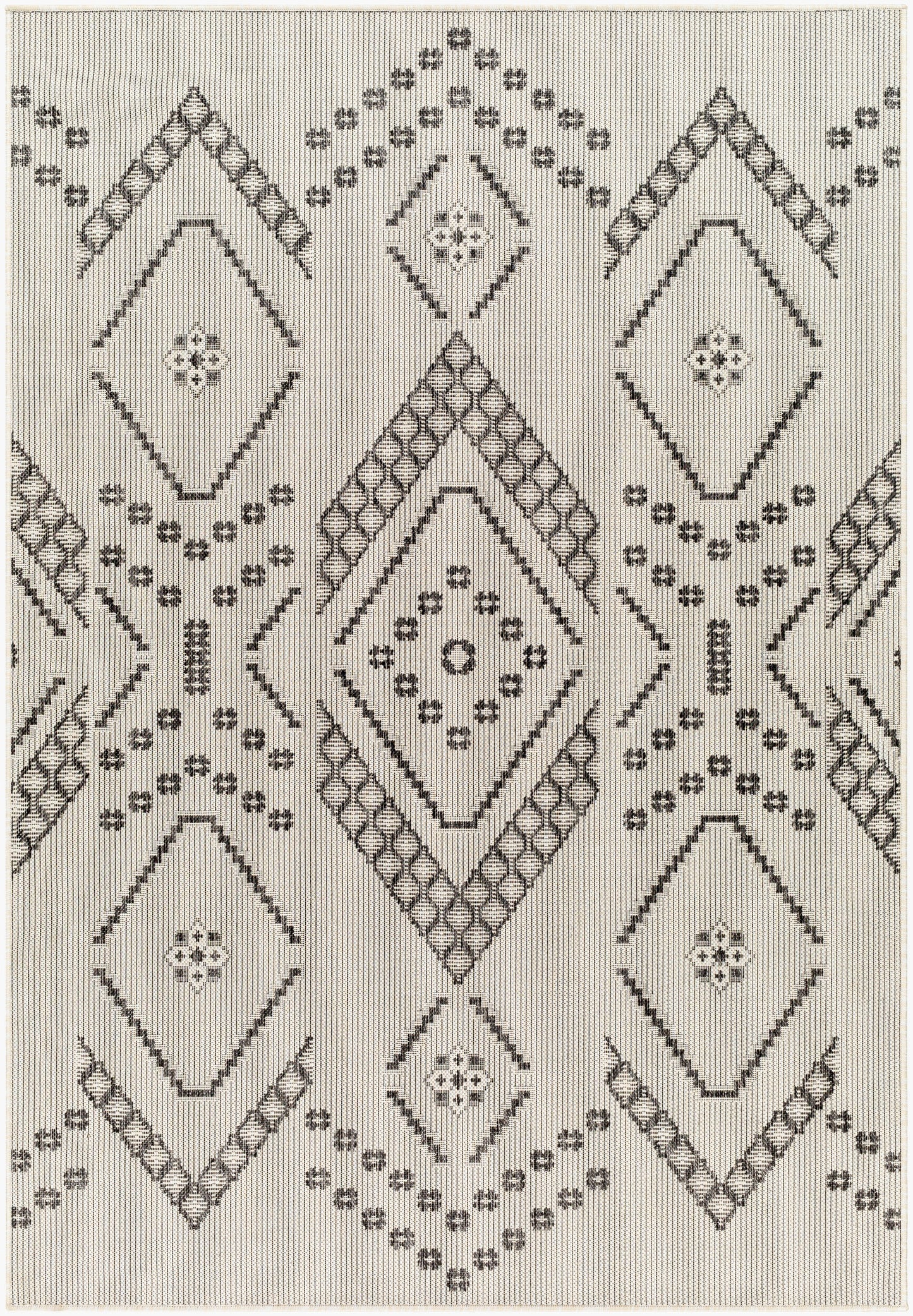 Alfombra Ravello RVL-2326 de 2,44 m x 3,05 m, tejida a máquina, para interior y exterior