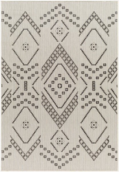Alfombra Ravello RVL-2326 de 2,44 m x 3,05 m, tejida a máquina, para interior y exterior