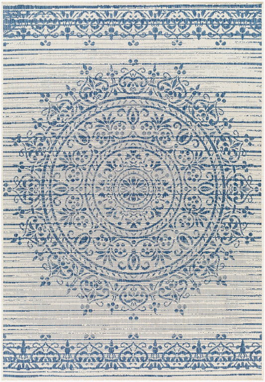 Ravello RVL-2330 5' x 7' Machine Woven Indoor/Outdoor Area Rug