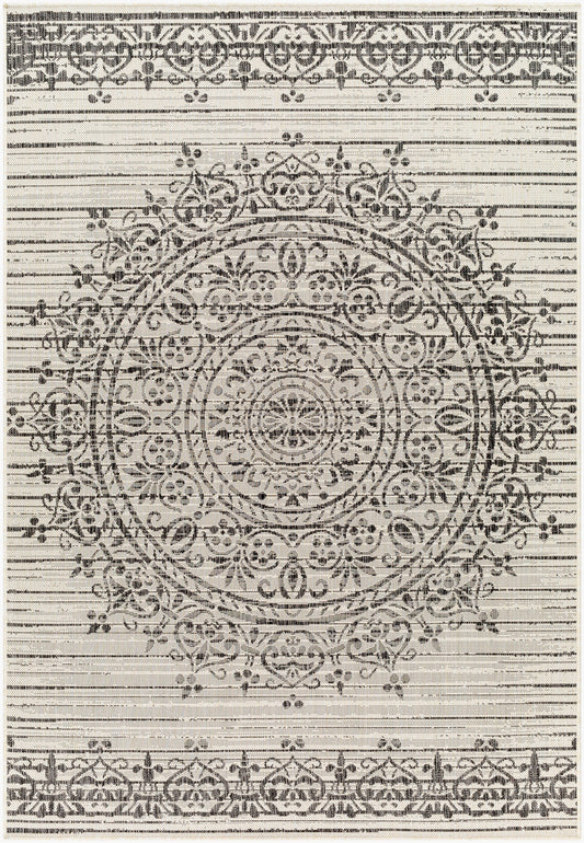 Ravello RVL-2332 5' x 7' Machine Woven Indoor/Outdoor Area Rug