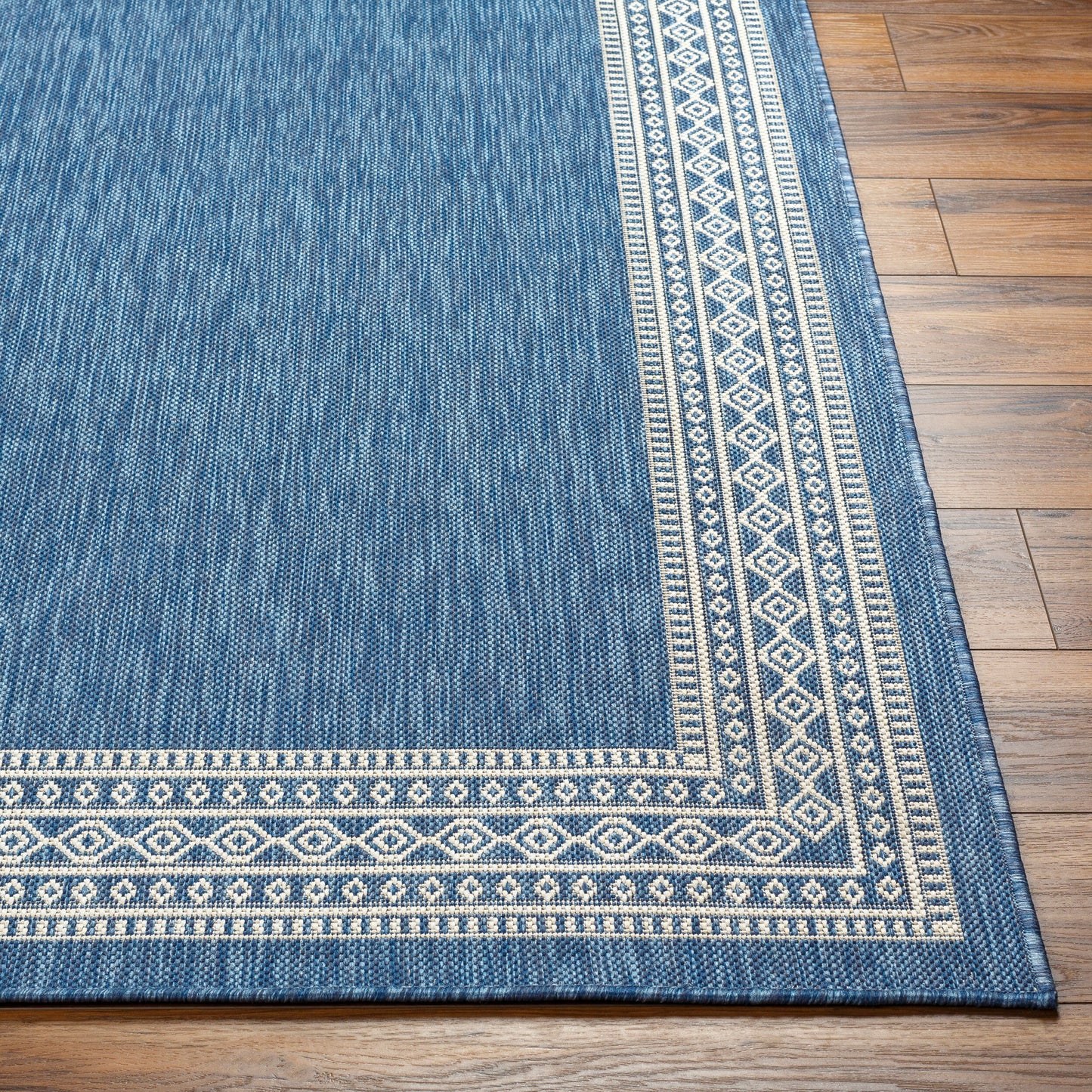 Alfombra Ravello RVL-2333 de 1,52 m x 2,13 m, tejida a máquina, para interior y exterior