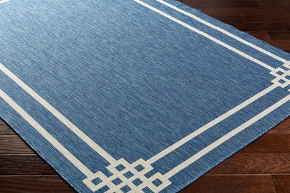 Alfombra Ravello RVL-2339 de 1,52 m x 2,13 m, tejida a máquina, para interior y exterior