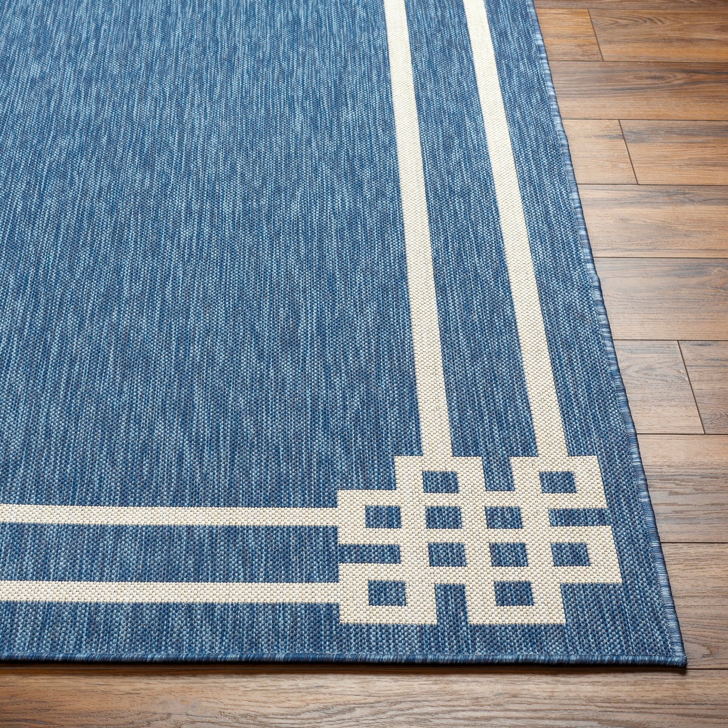 Alfombra Ravello RVL-2339 de 1,52 m x 2,13 m, tejida a máquina, para interior y exterior