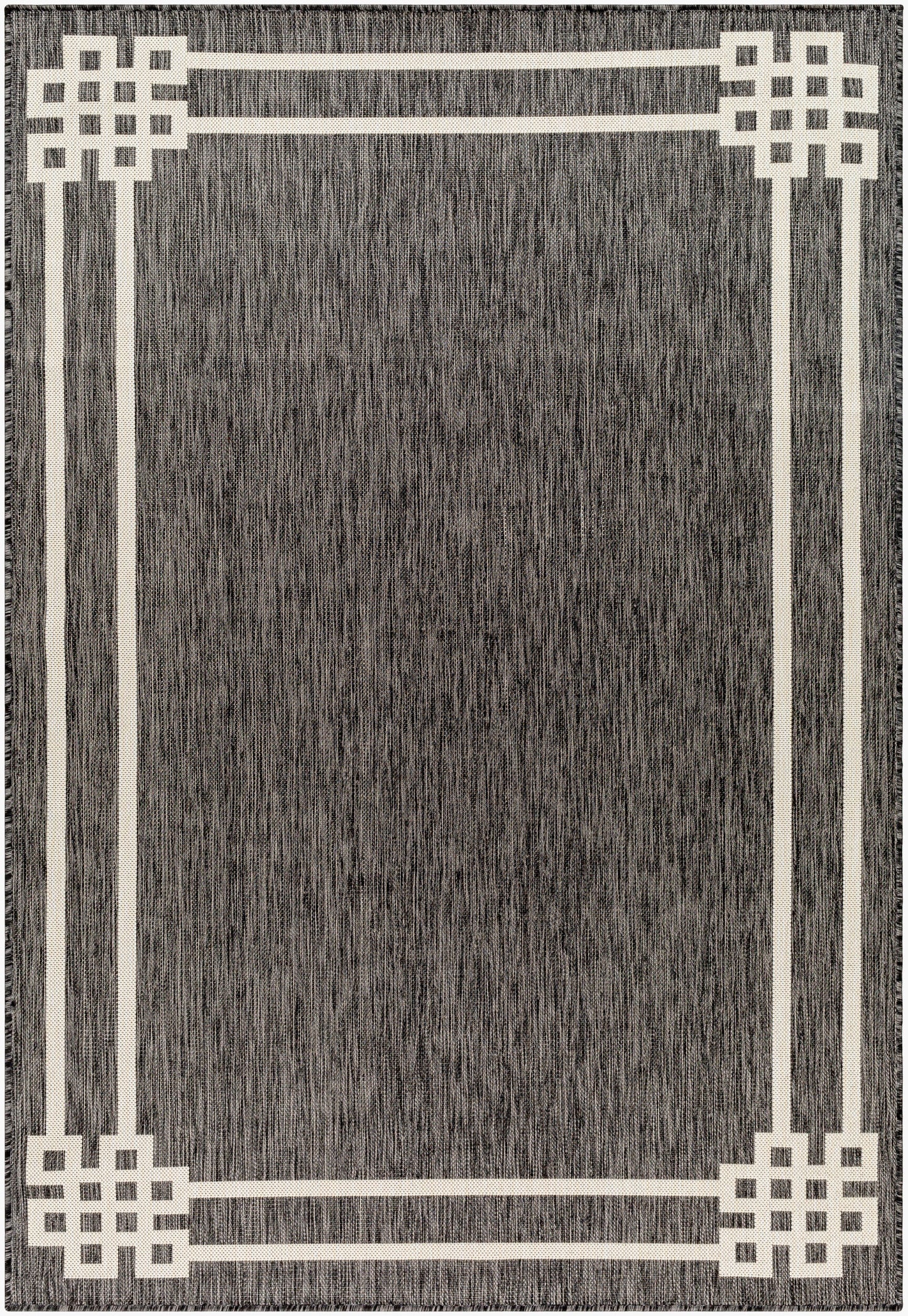 Alfombra Ravello RVL-2341 de 1,52 m x 2,13 m, tejida a máquina, para interior y exterior