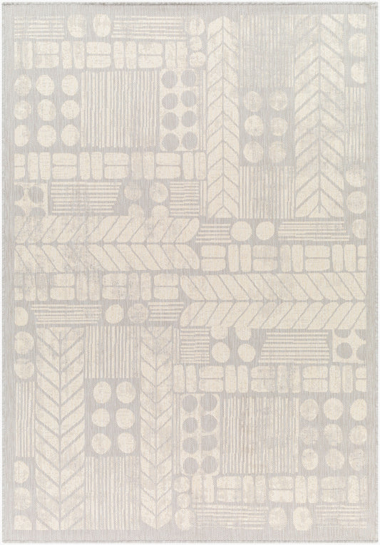 Ravello RVL-2378 5' x 7' Machine Woven Indoor/Outdoor Area Rug