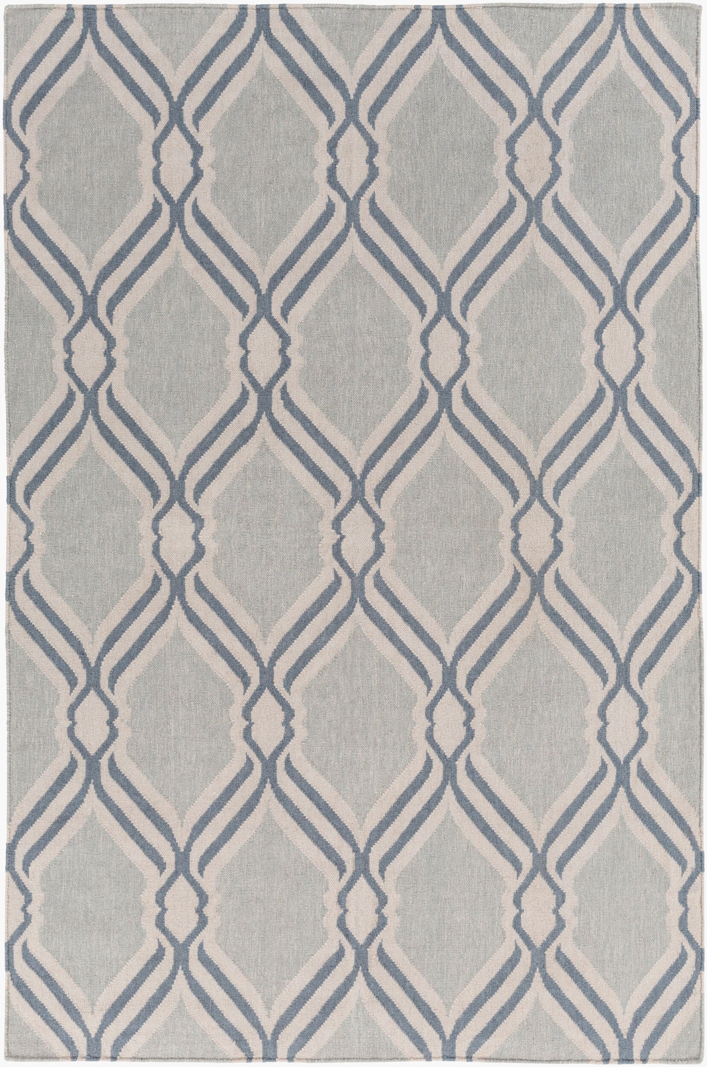 Alfombra decorativa de lana hecha a mano Rivington RVT-5006 de 2' x 3'