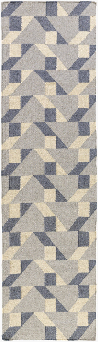 Rivington RVT-5016 Alfombra de lana hecha a mano de 8 pies