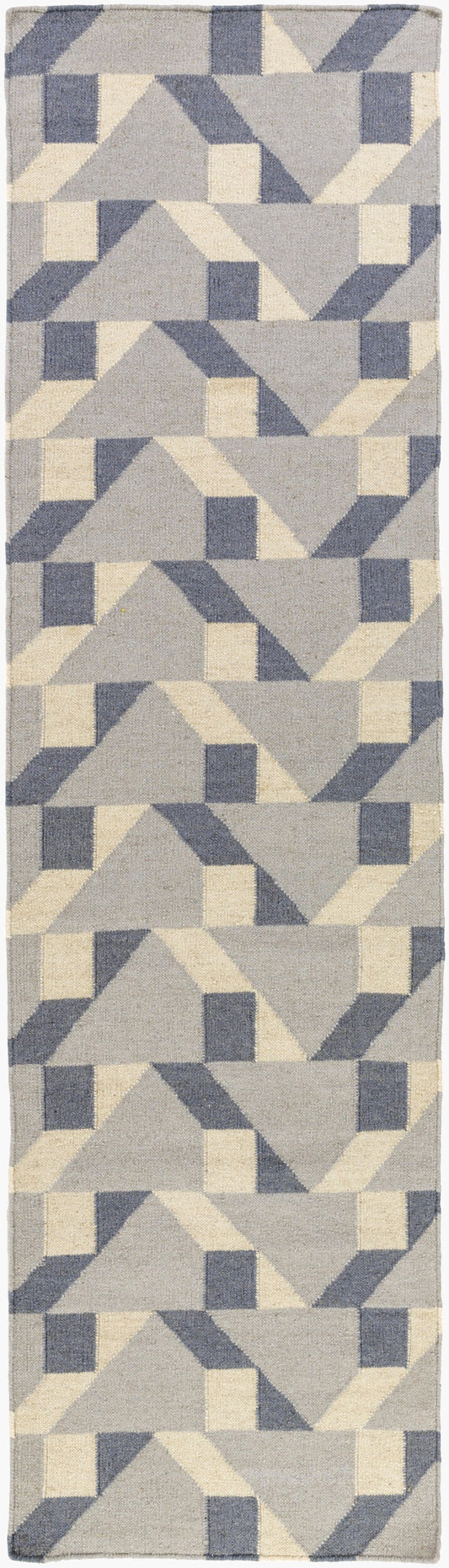 Rivington RVT-5016 Alfombra de lana hecha a mano de 8 pies