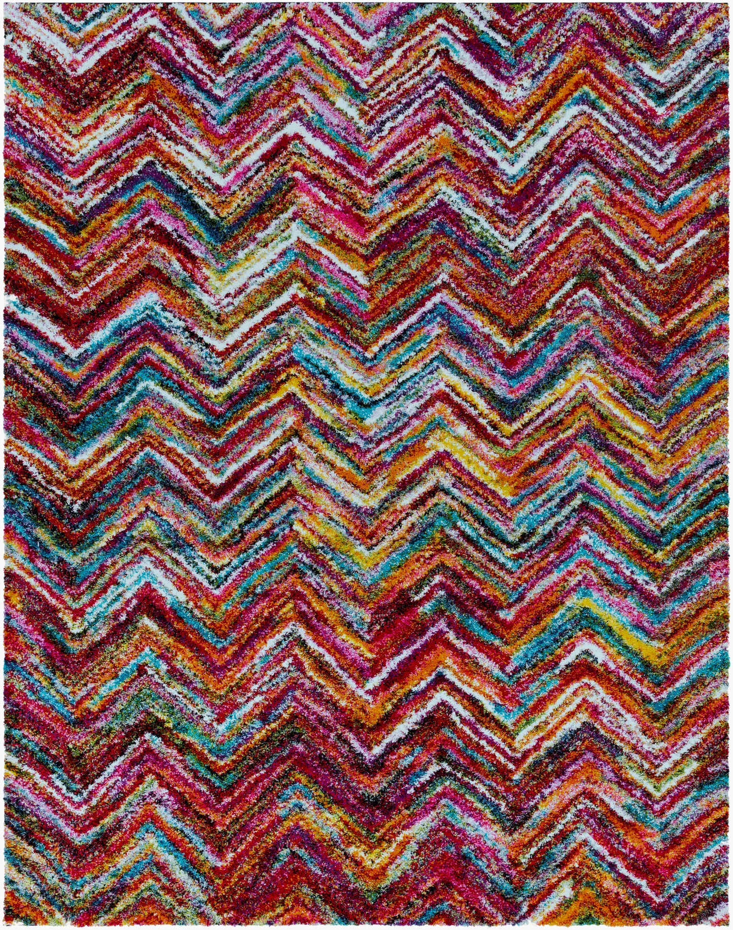 Rainbow Shag RWS-6200 8' x 10' Machine Woven Area Rug
