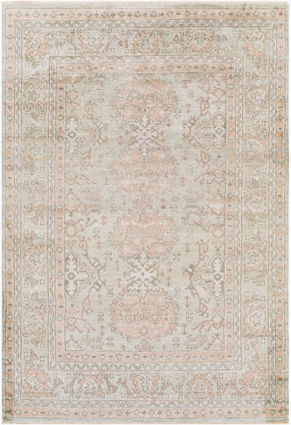 Royal RYL-2302 2' x 3' Handmade Faux Silk Accent Rug