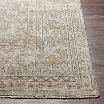Alfombra de seda sintética hecha a mano Royal RYL-2302 de 1,83 m x 2,74 m