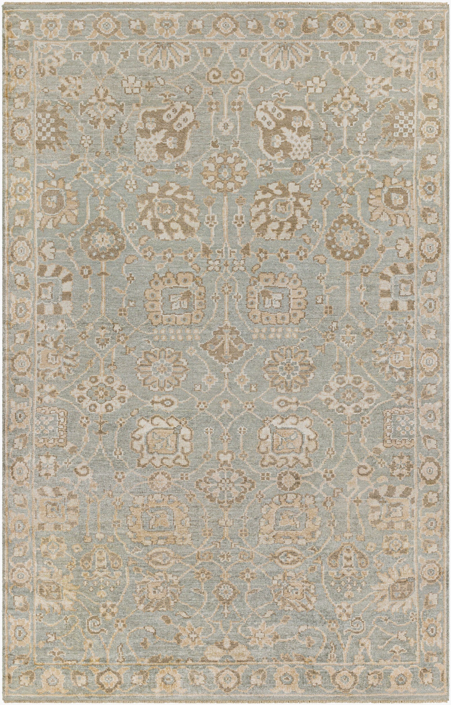 Royal RYL-2304 2' x 3' Handmade Faux Silk Accent Rug