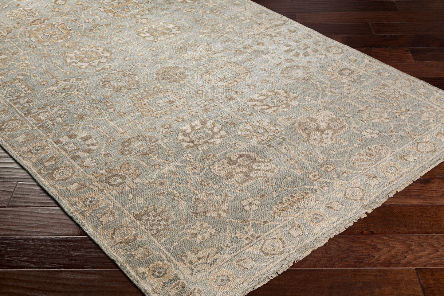 Royal RYL-2304 2' x 3' Handmade Faux Silk Accent Rug