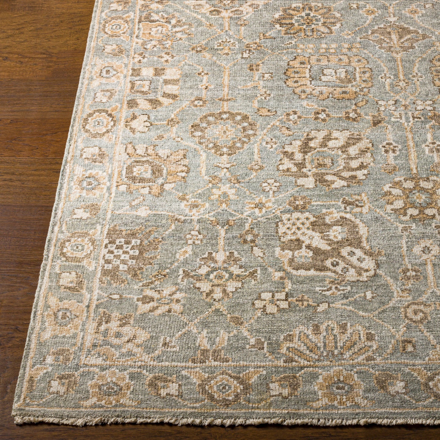 Royal RYL-2304 2' x 3' Handmade Faux Silk Accent Rug