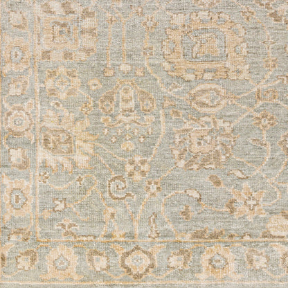 Alfombra de seda sintética hecha a mano Royal RYL-2304 de 1,2 m x 1,8 m
