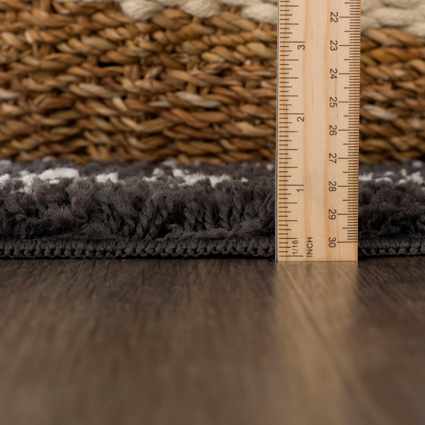 Berber Shag BBE-2308 Machine Woven Rug