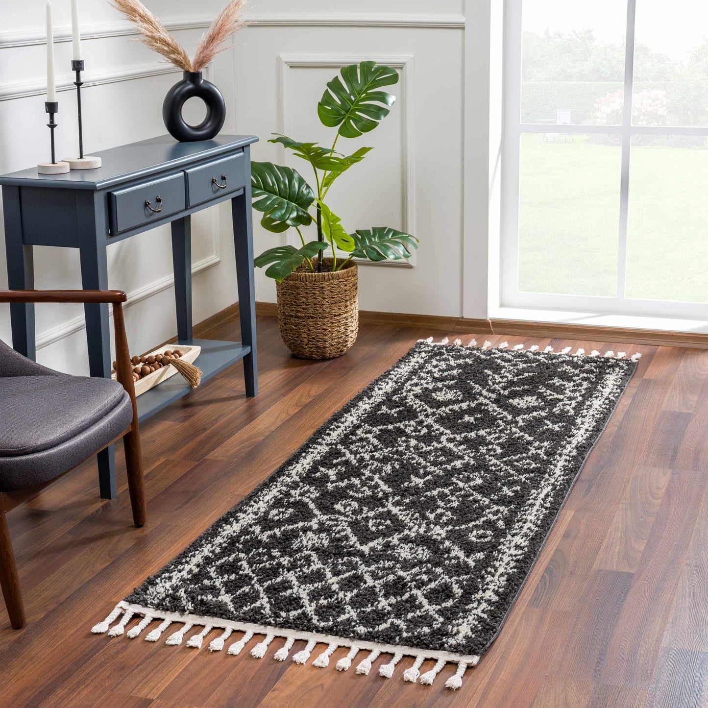 Berber Shag BBE-2308 Machine Woven Rug