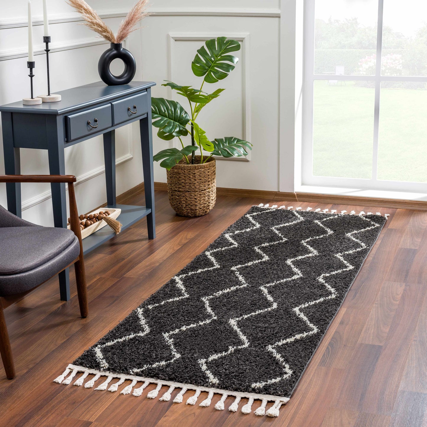 Berber Shag BBE-2306 Machine Woven Rug