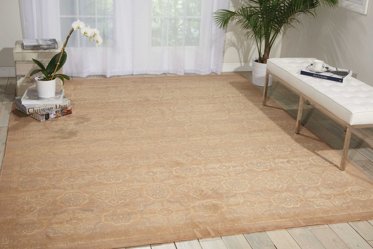 Silken Allure SLK25 Beige Loomed Rug
