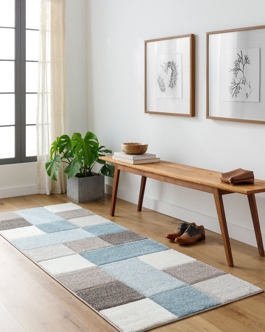Santa Monica SAC-2300 7ft Runner Machine Woven Runner Rug