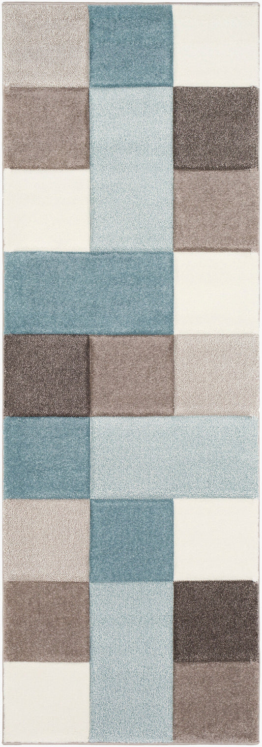 Santa Monica SAC-2300 7ft Runner Machine Woven Runner Rug