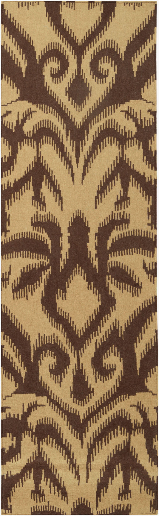 Sag Harbor SAG-1010 8ft Runner Handmade Wool Runner Rug
