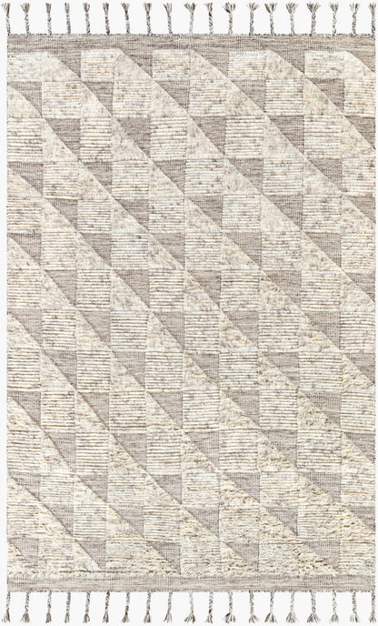 Alfombra de lana hecha a mano Sahara SAH-2300 de 1,83 m x 2,74 m
