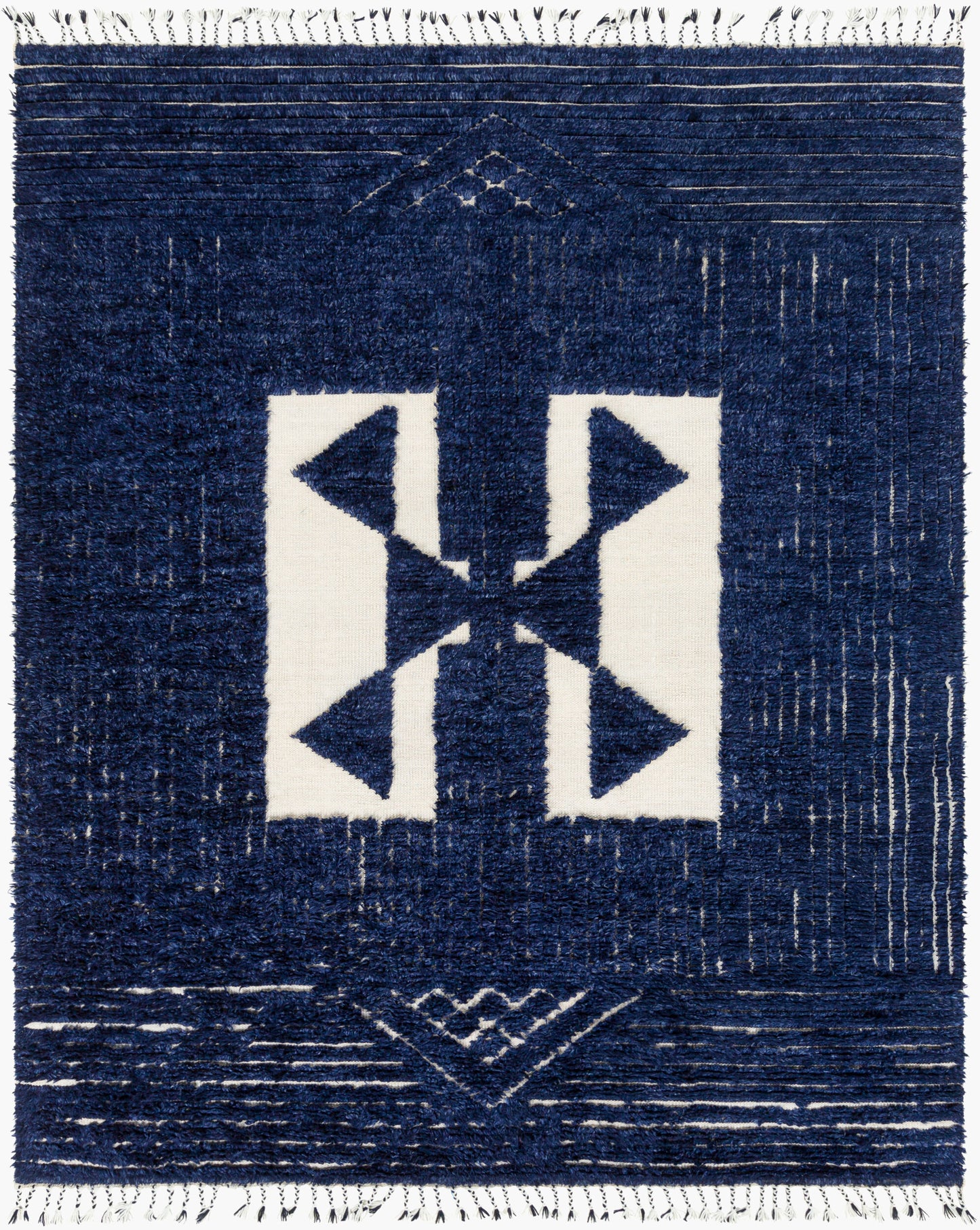 Alfombra de lana hecha a mano Sahara SAH-2303 de 8' x 10'