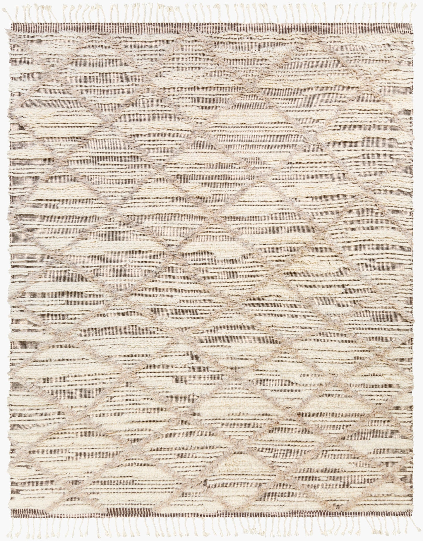 Alfombra de lana hecha a mano Sahara SAH-2307 de 2,44 m x 3 m