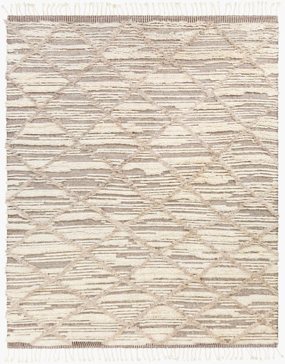 Alfombra de lana hecha a mano Sahara SAH-2307 de 2,44 m x 3 m
