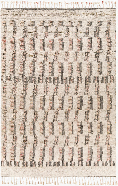 Alfombra de lana hecha a mano Sahara SAH-2309 de 1,83 m x 2,74 m