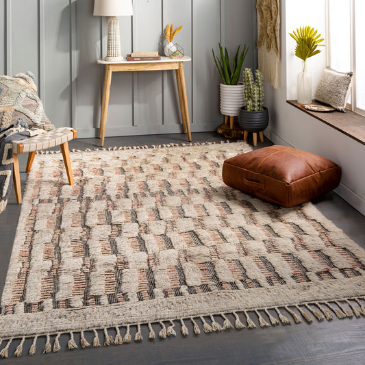 Sahara SAH-2309 2' x 3' Handmade Wool Accent Rug