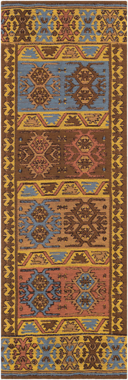 Sajal SAJ-1073 8ft Runner Handmade Recyled Runner Rug