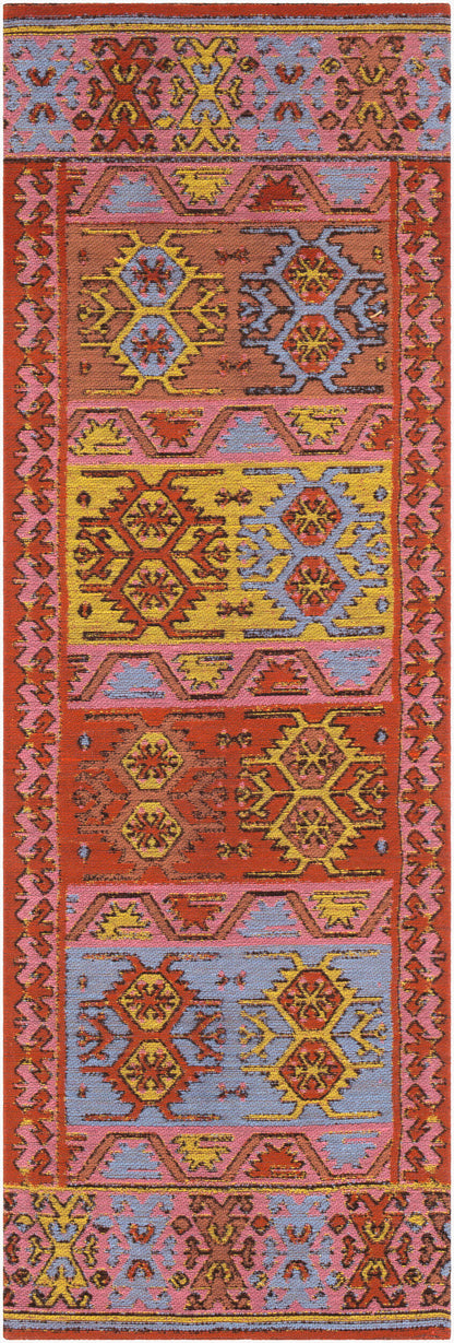 Sajal SAJ-1075 8ft Runner Handmade Recyled Runner Rug