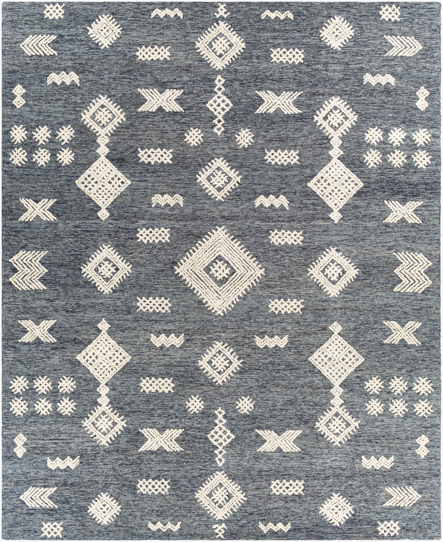 Alfombra decorativa de lana hecha a mano Sabra SAR-2300 de 2' x 3'
