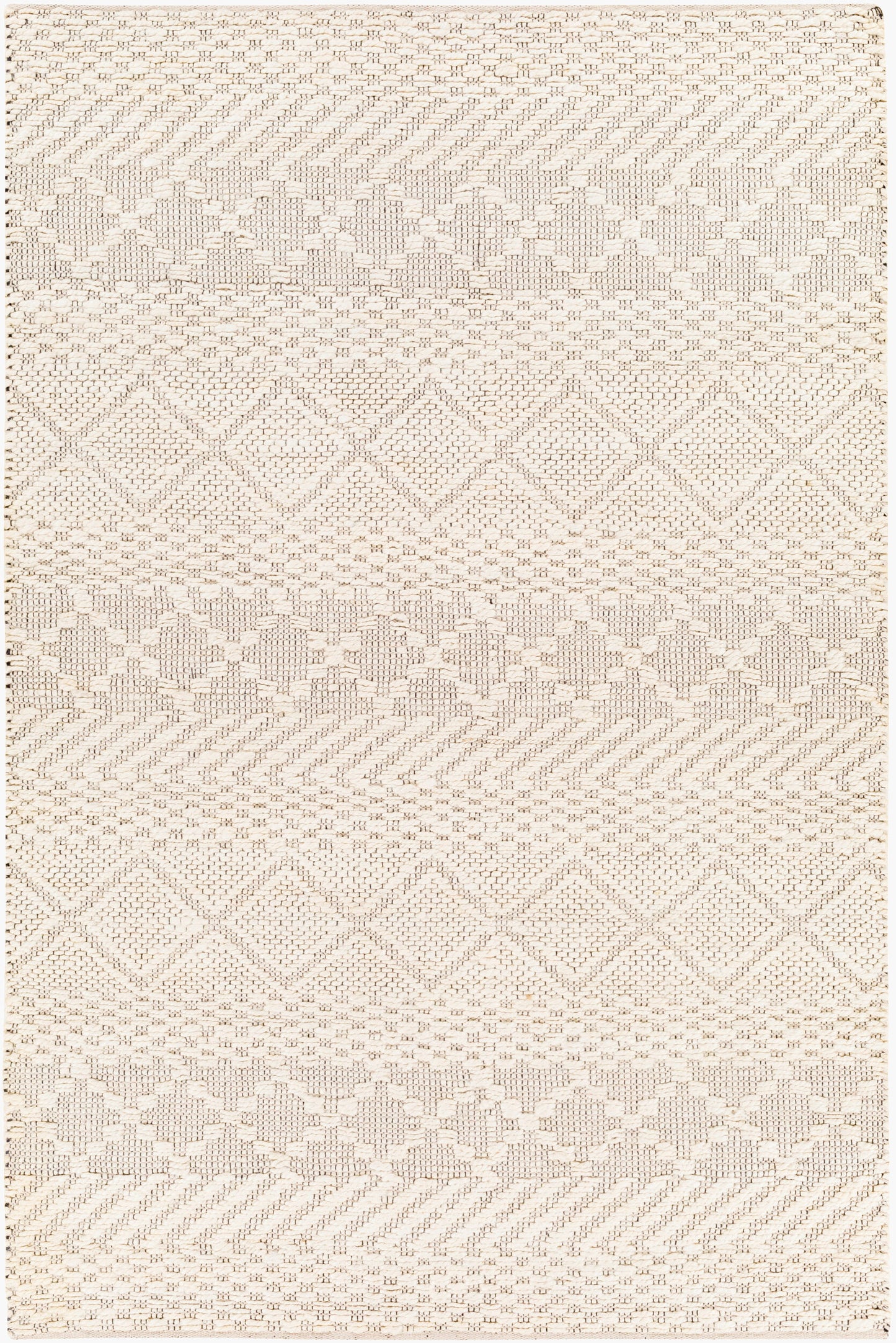 Alfombra decorativa de yute hecha a mano Santa Barbara SBB-2302 de 2' x 3'