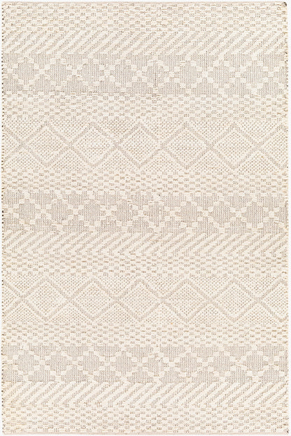 Alfombra decorativa de yute hecha a mano Santa Barbara SBB-2302 de 2' x 3'