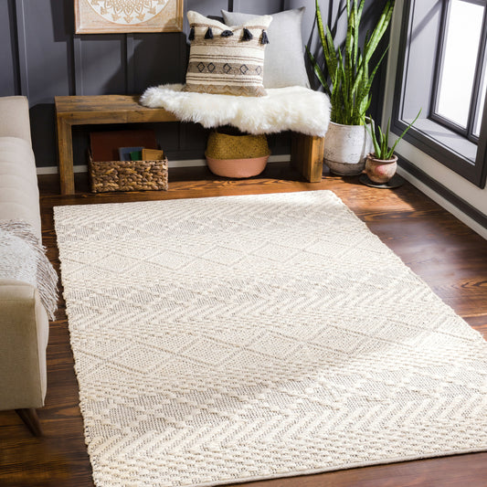 Santa Barbara SBB-2302 2' x 3' Handmade Jute Accent Rug