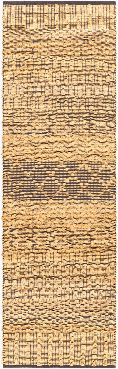 Santa Barbara SBB-2306 8ft Runner Handmade Jute Runner Rug
